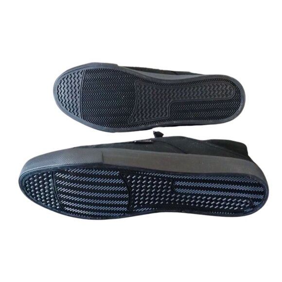 Hash Bubbie Size 11Convertible Women Canvas Sneakers Lace-Up Classic Black Shoes - Picture 10 of 10